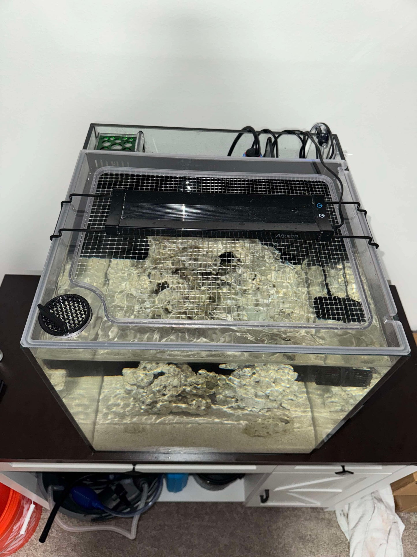AQUATOP Recife ECO Mesh Solid Frame Polycarbonate Aquarium Lid