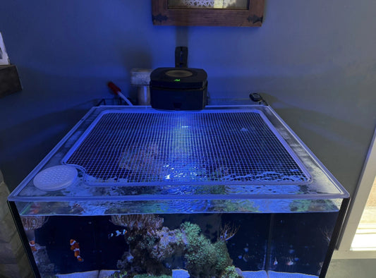 AQUATOP Recife ECO Mesh Solid Frame Polycarbonate Aquarium Lid